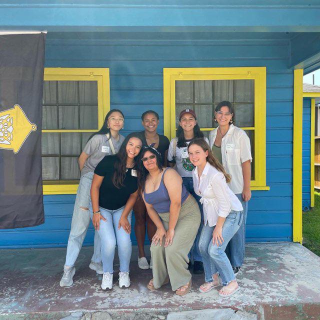 Students at a Send-Off Party in Houston