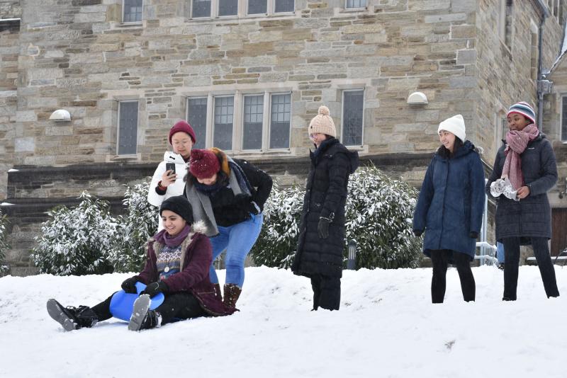 sledding