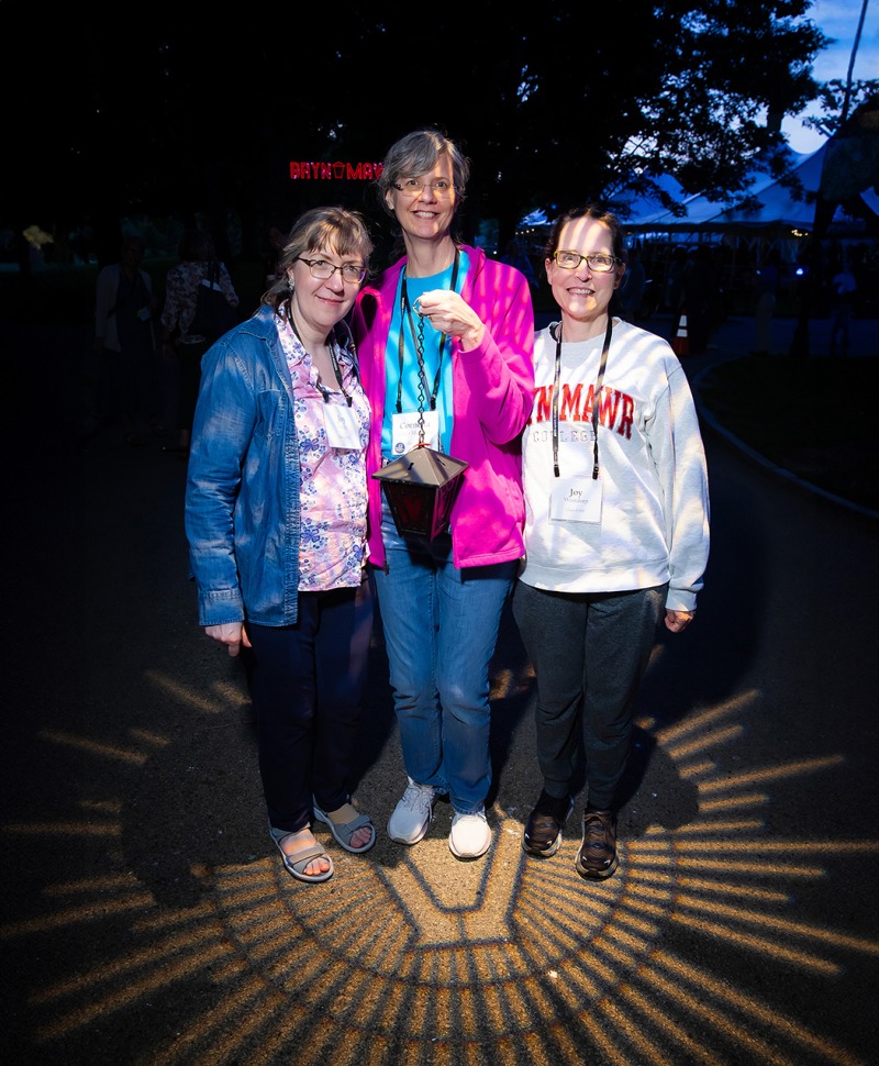 Joy Bryde ’89, Cornelia McKenna ’89, and Joy Westdorp ’89