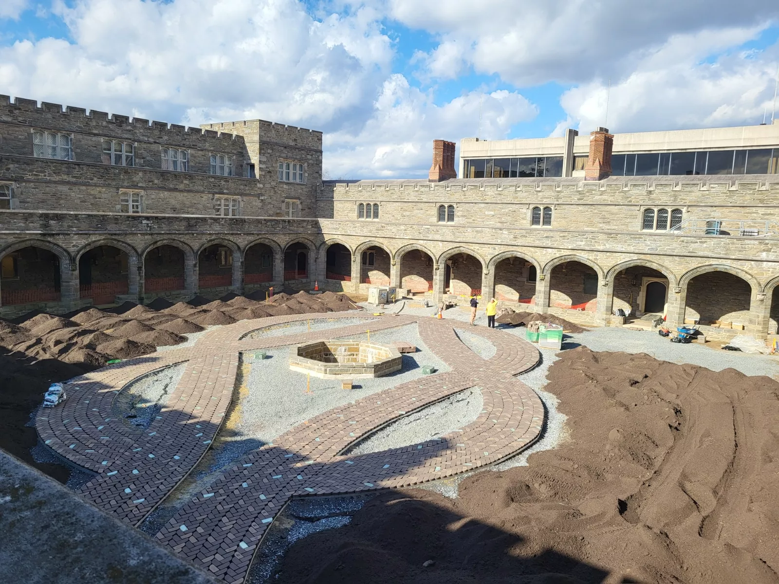 Don't Forget to Remember (Me) as seen from the roof of the Cloisters