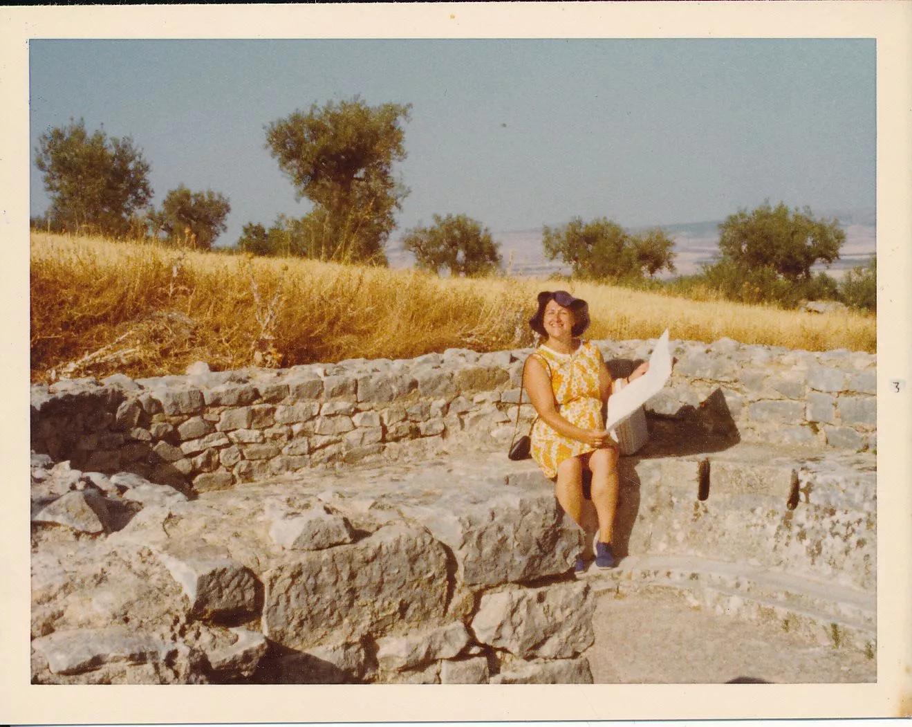 Bruni Ridgway at Dougga.