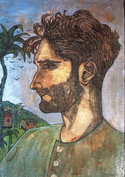 Portrait of Roberto Montenegro, by Abraham Angel