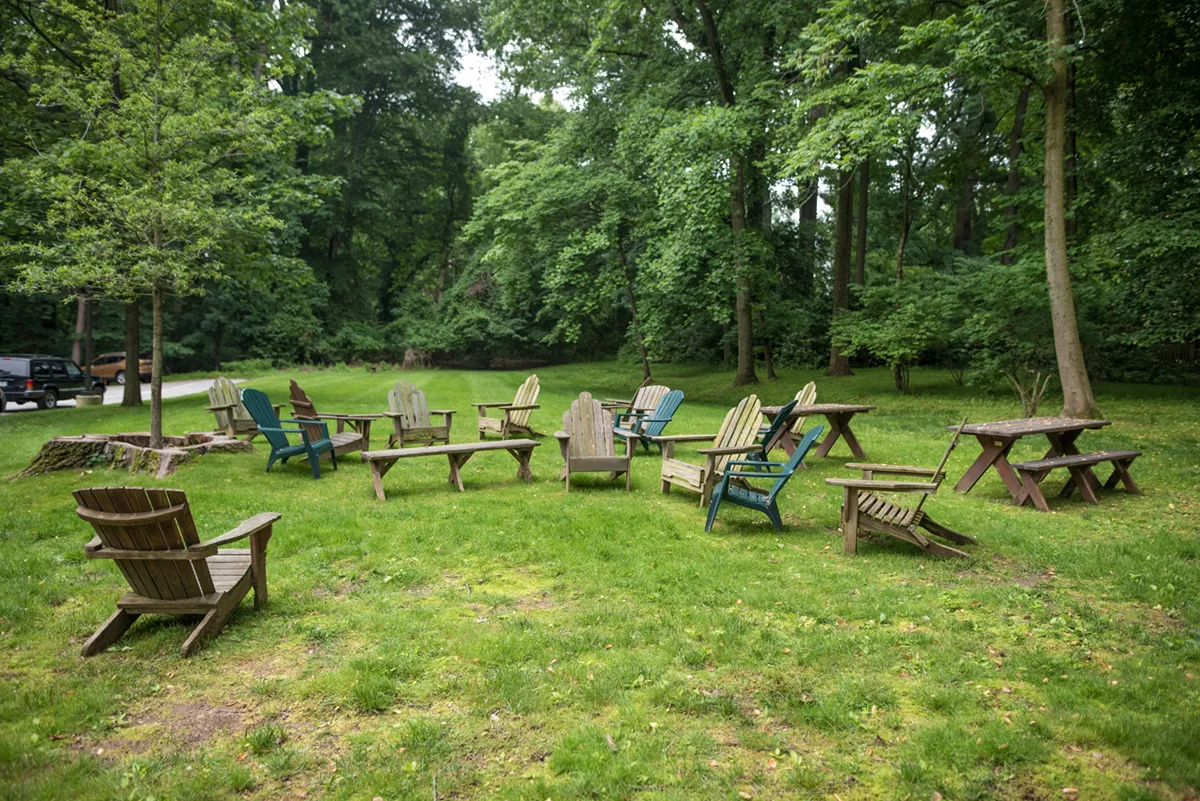 English House Lawn on the Bryn Mawr Campus