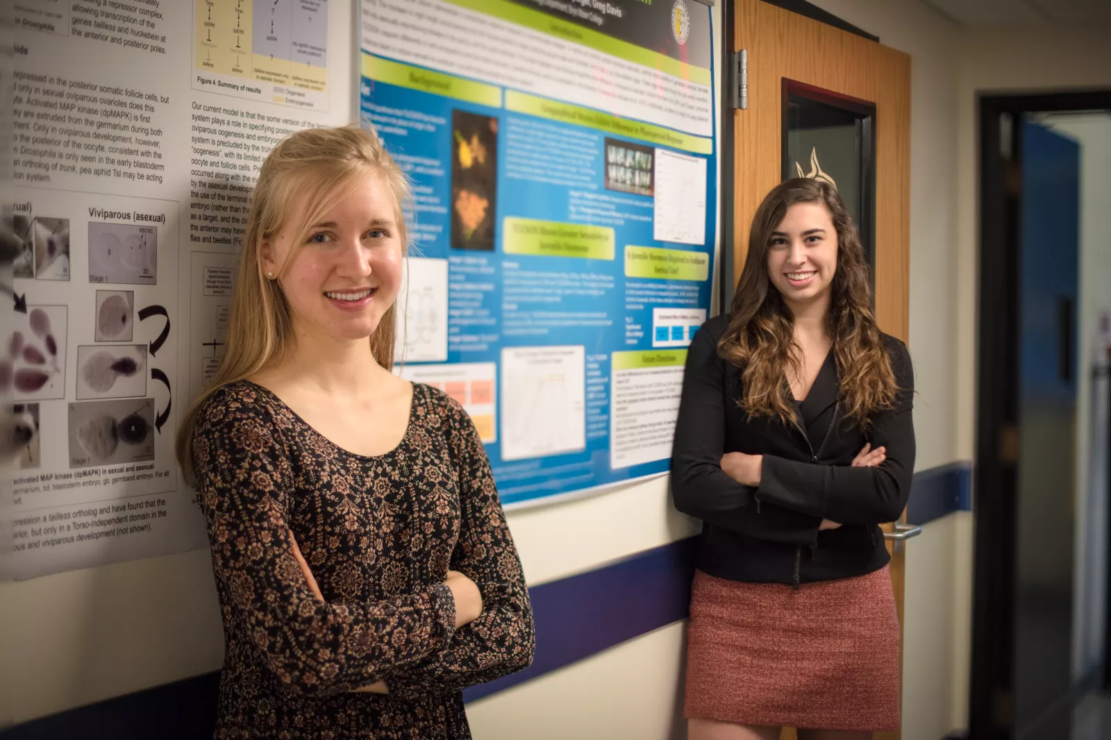 Erin Bonner '17 and Emily Spiegel '18