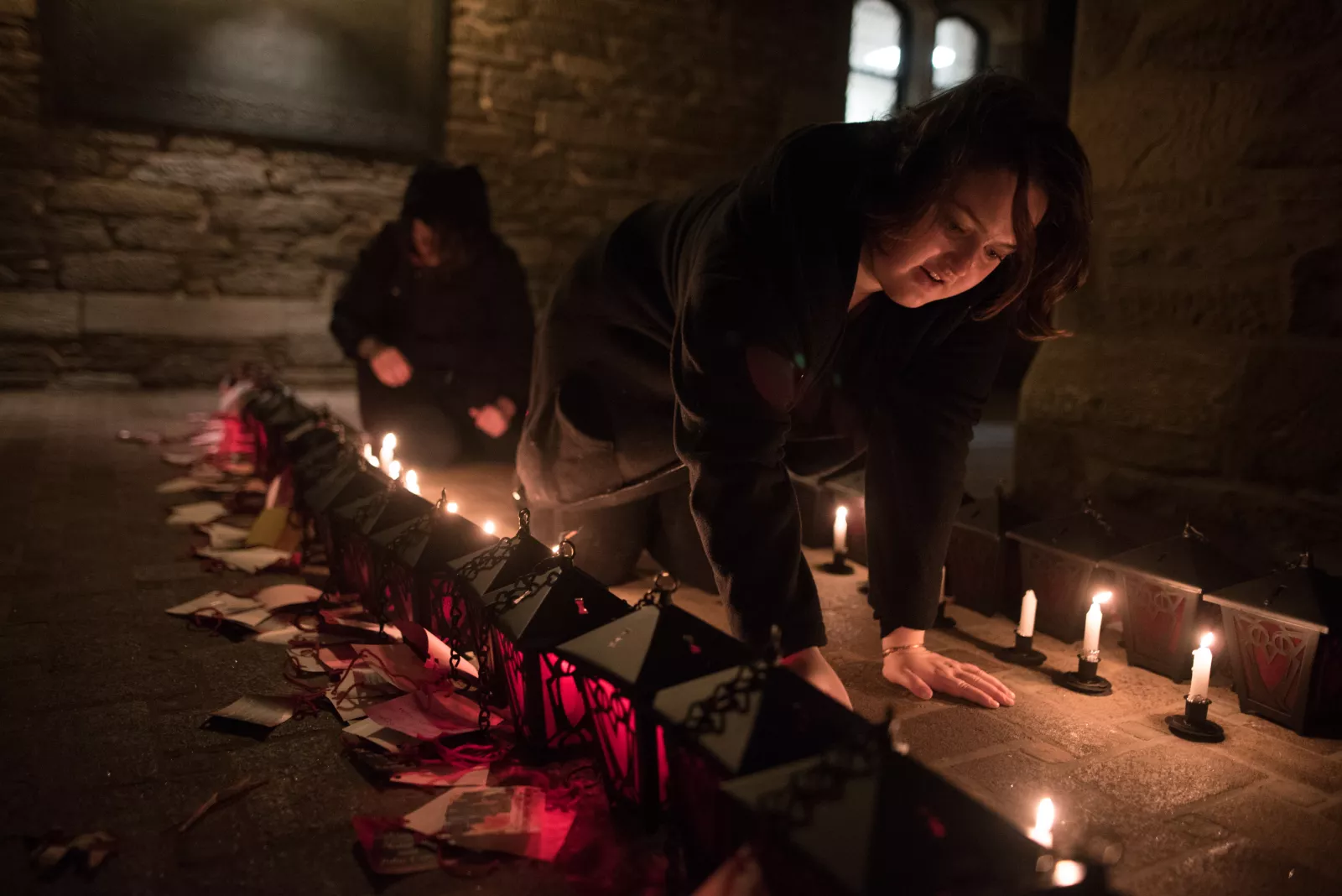 Lantern Night 2017 - Lighting red lanterns