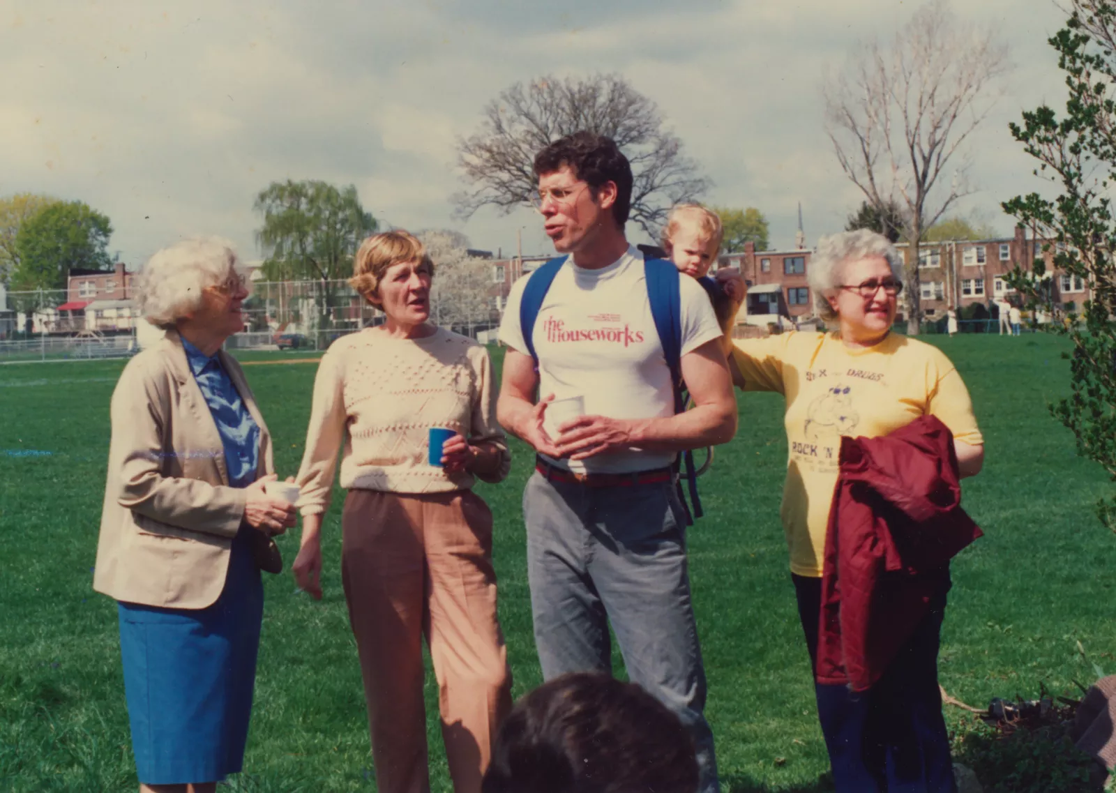 Machteld Mellink, Jess Canby, Ira Leinwand, Sarah Leinwand, Bruni Ridgway, Spring, 1987