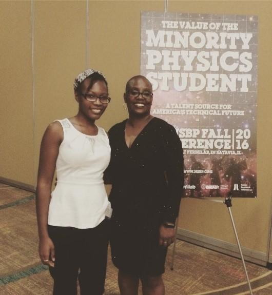 Olivia McAuley with Dr. Renee Horton