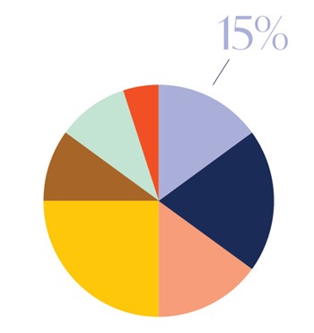 design - callouts and stats - pie chart